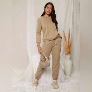 Shein SXY drop shoulder thermal hoodie & sweat pants XS